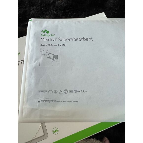 Mextra Superabsorbent 610400 9 x 11 - Box of 10 - Picture 2 of 3